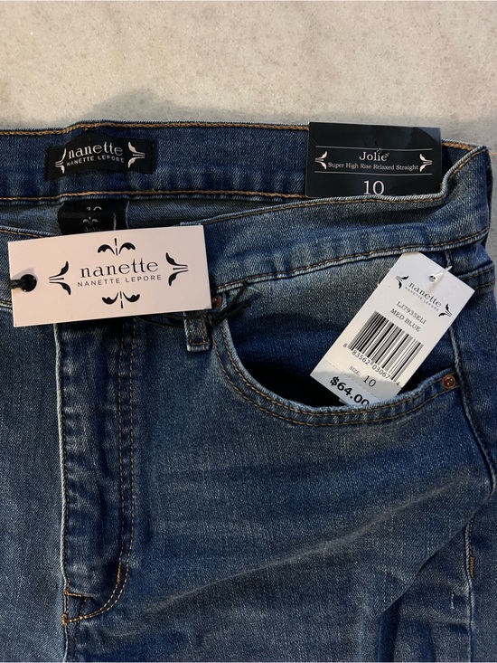 Nannette Denim - Nannette Medium Blue Straight Leg Jeans